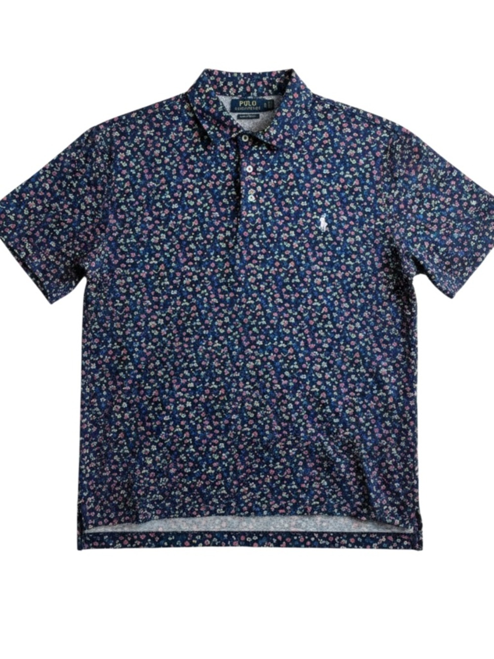 Polo Ralph Lauren Floral Custom Slim Fit Short Sleeve Golf Polo Shirt Men’s XL